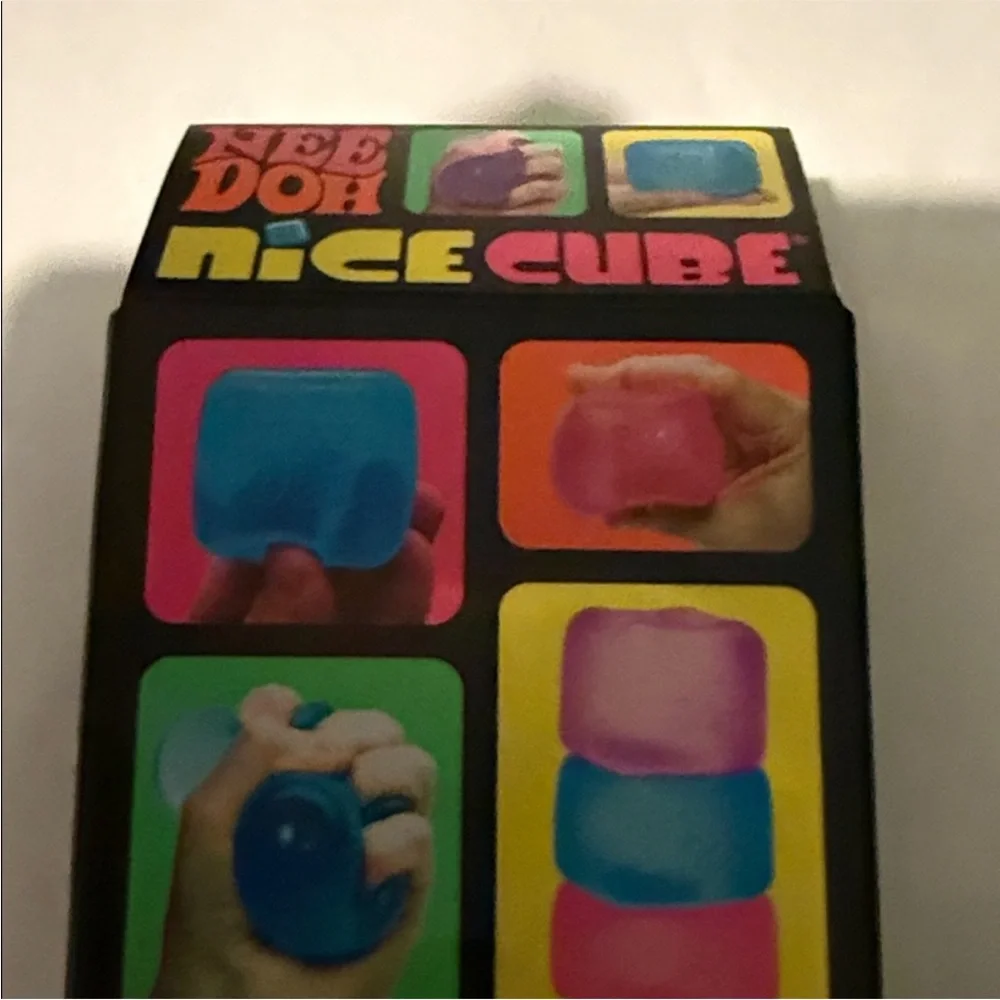 VIRAL RARE* Nice Cube Nee Doh Squishy Toy - blue! - Picture 6 of 6